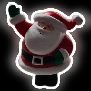 Hallmark Santa Claus Wearable Moving Pin 1988